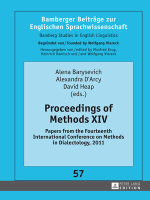 cover image of Proceedings of Methods XIV